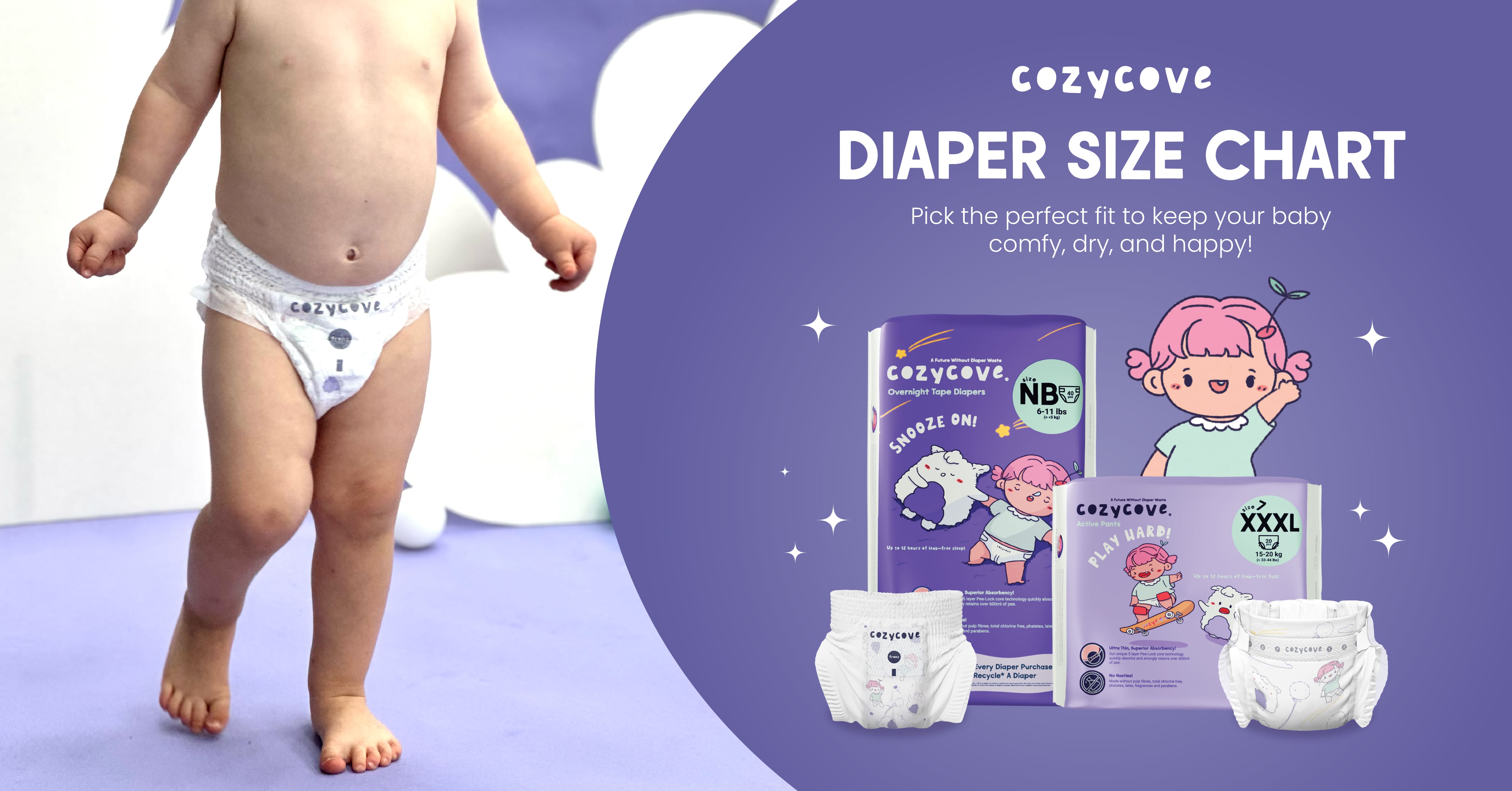 Cozycove Diapers: Complete Diaper Size Chart for Parents