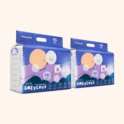 Kumo: Overnight Baby Diapers Pants XXL 42pcs