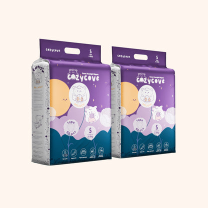 Kumo: Overnight Baby Diapers Tape S 68pcs