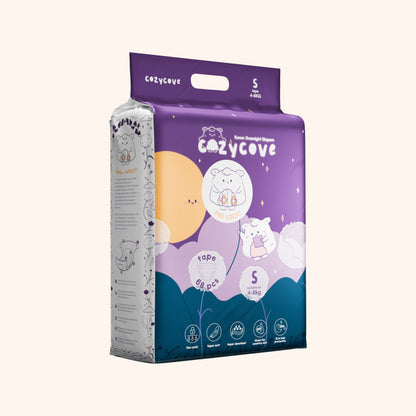 Kumo: Overnight Baby Diapers Tape S 68pcs