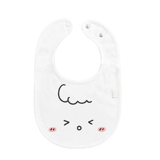 cozycove baby bib with Kumo character design