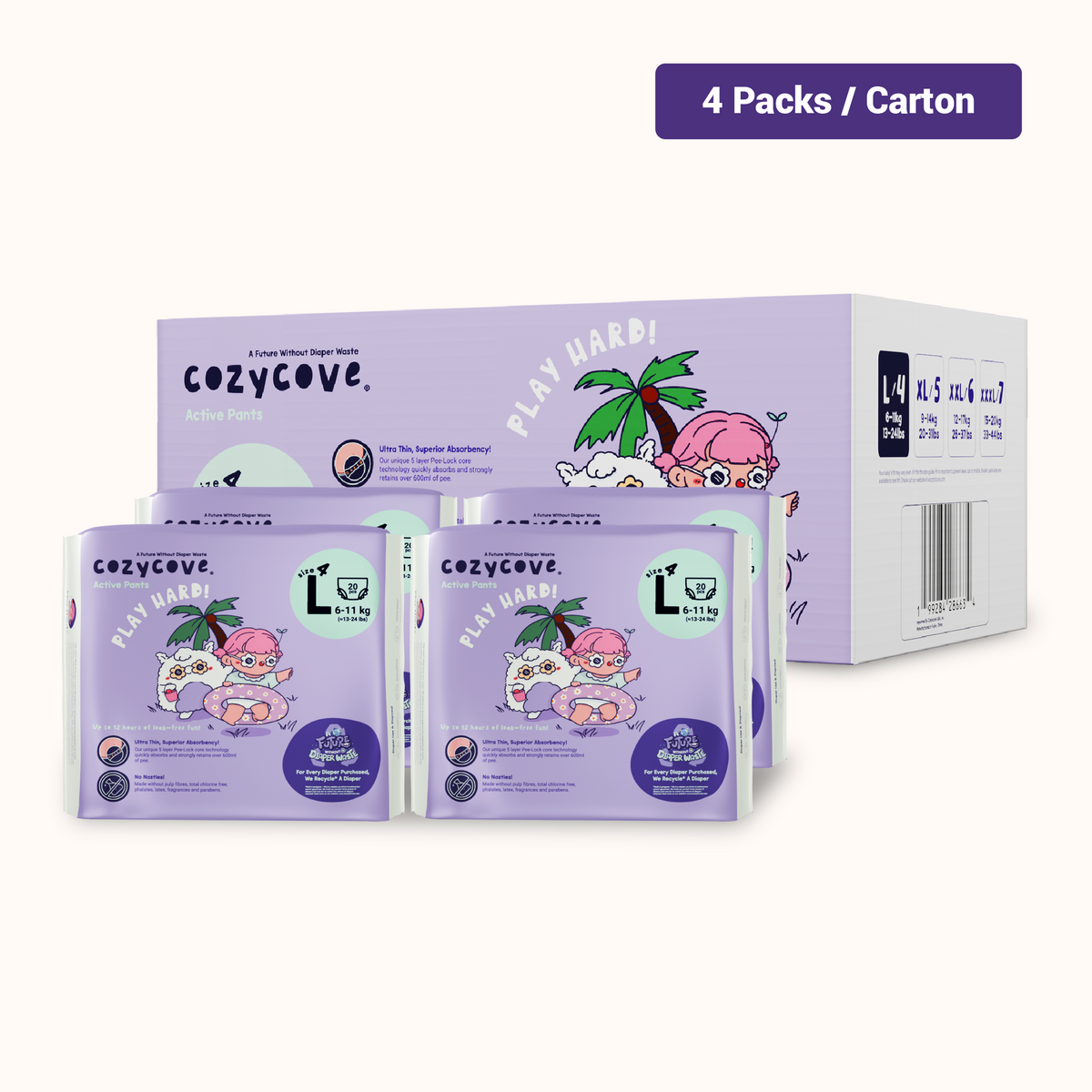 Cozycove Diaper Carton