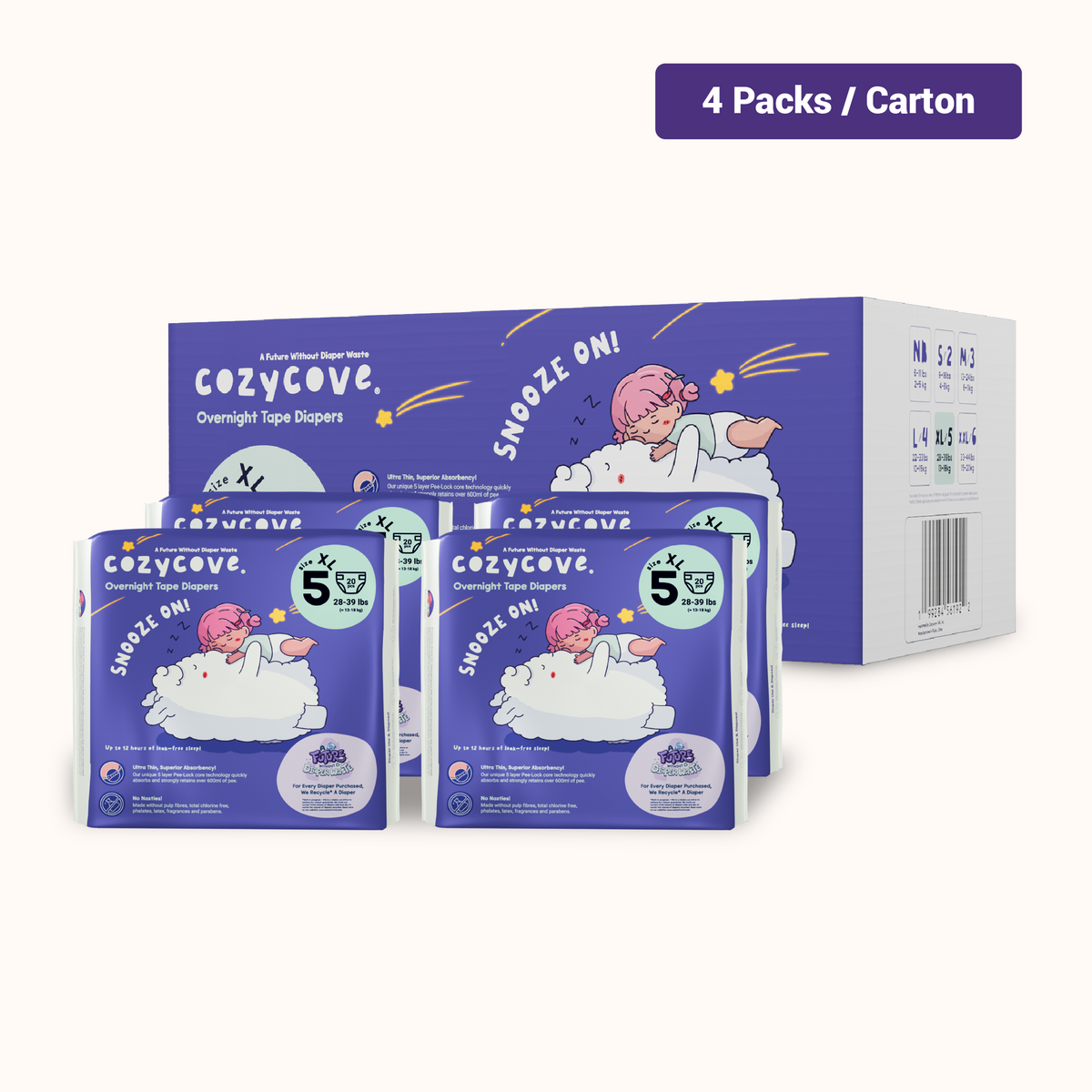 Cozycove Diaper Carton